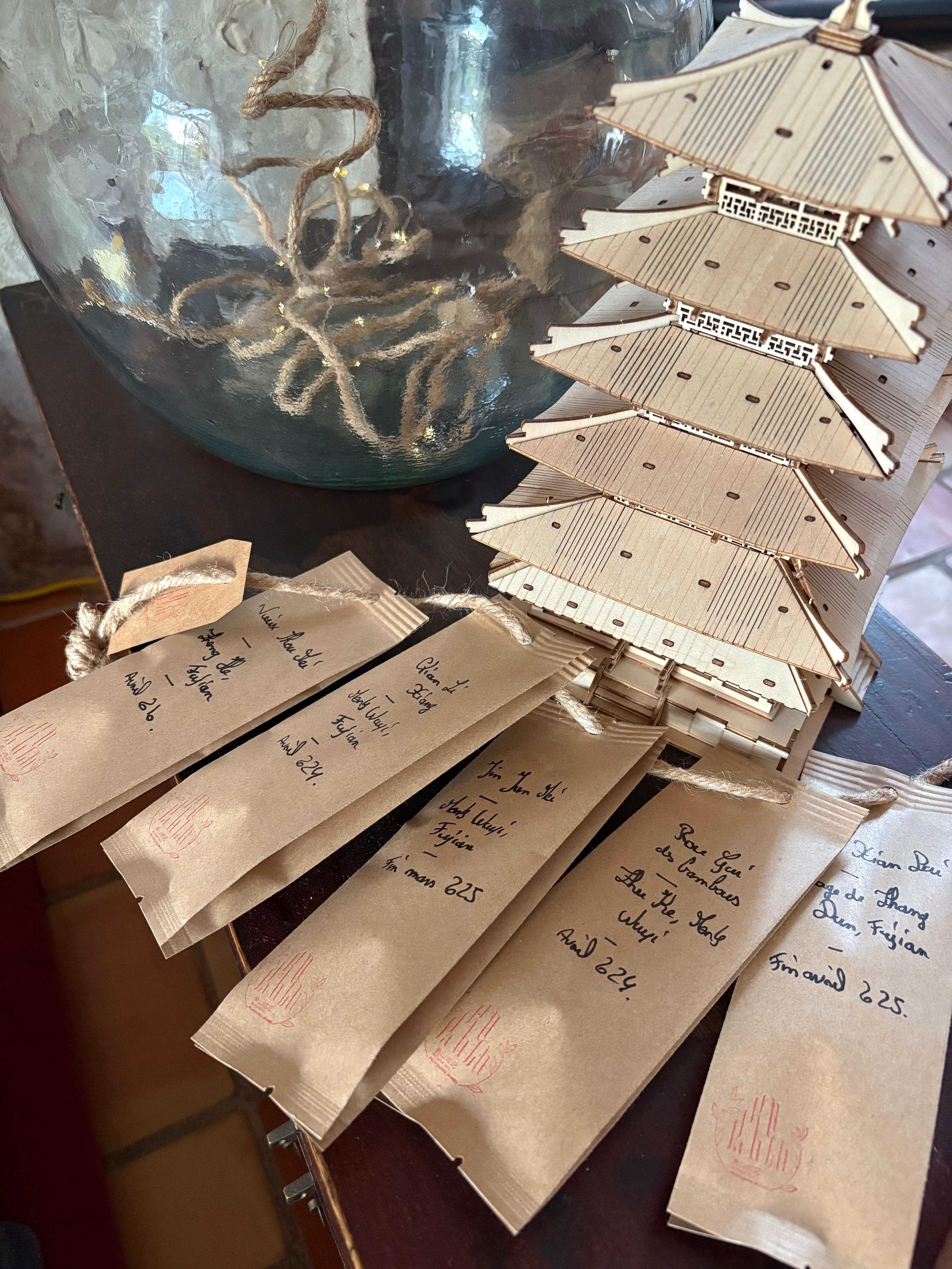 Guirlande de Noël: Soleil et feu du Min Bei